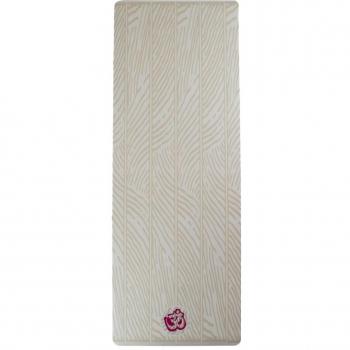 Esterilla de Yoga Eco White Animal EST028 El Yoga Mola - Esterilla de yoga ecológica, color blanco y beige, diseño con patrón animal