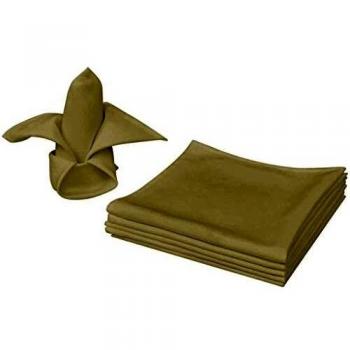 vidaXL Servilletas 25 Unidades Crema 50x50 cm