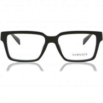 Versace Gafas Graduadas VE 3339U GB1 Armazones para Hombre Negros con Lentes Recetadas de 57mm