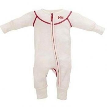 Helly Hansen Baby Legacy Wool Body - Mono para niño, color blanco, talla 62/3M