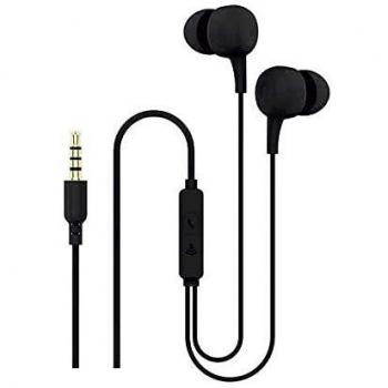 Auriculares con Cable Ksix Go&Play Small 1.2m Jack 3.5mm Negro