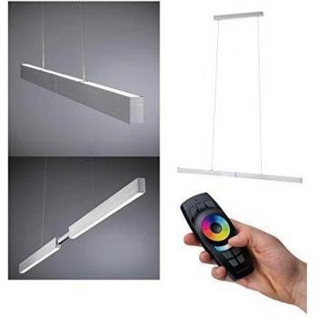 Lámpara Colgante LED Paulmann Aptare Zigbee 18W Dimmable Aluminio Cepillado 2700K 2050lm