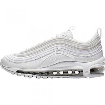 Nike Air Max 97 Junior Trainers WHITE/WHITE-METALLIC SILVER 38 unisex