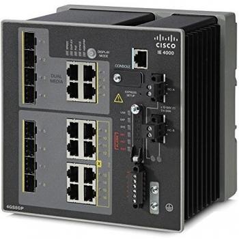 CISCO IE 4000 4 x SFP 1G with 8 x 1G PoE. 4 x 1G Combo. LAN Base