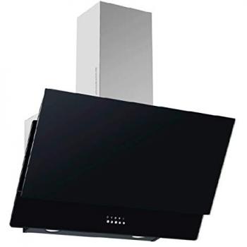 Campana Extractora de Cristal Negro Orbegozo DS74160N, Motor 105W, 3 Niveles de Potencia, Clase Energética C