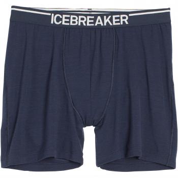 Icebreaker Anatomica - Bóxer de deporte para hombre, Mens Anatomica Boxers, Admiral/White, S