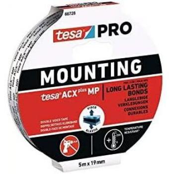 Cinta Doble Cara Mounting Pro ACX+MP 5m x 19mm Tesa