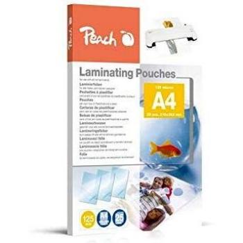 Pouches de Laminado Peach A4, 125 mic, Brillantes, Set de 25 unidades