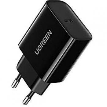 Ugreen 20w cargador usb c power delivery 30 carga rapida para iphone 12 12 pro 12 mini 12 pro max se 2020 x xs max ipad pro air cargador tipo c qc 30 para samsung s10 s9 redmi note 9 redmi 9negro