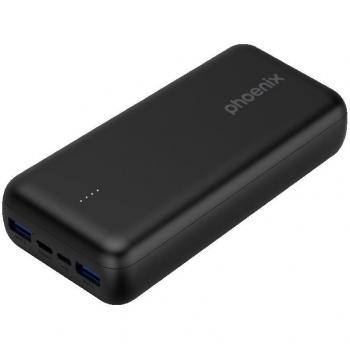 Powerbank 20000mAh con 2 USB Carga Rápida y 1 USB Tipo-C PD
