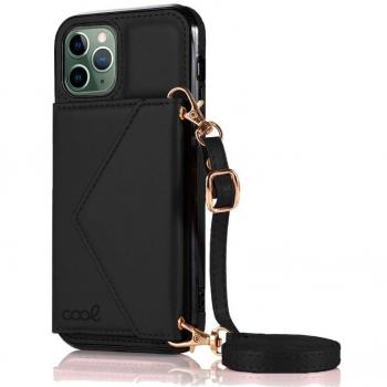Funda Colgante Wallet Negra para iPhone 11 Pro Max