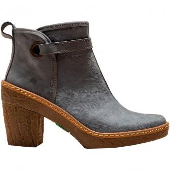 Botines El Naturalista N5179 PLEASANT CENIZA / HAYA con tacón para mujer