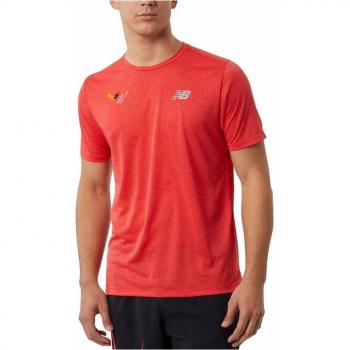 Camiseta Running Hombre New Balance Impact Run Manga Corta NB Dryx Color Reflectante