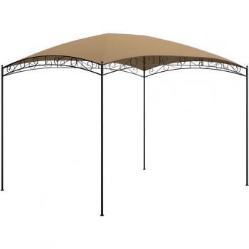Gazebo Day and Night Taupe Gray 3x4x2.65 m 180 g/m²