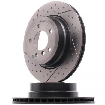 Disco de Freno Brembo Barnizado Ventilado para Eje Trasero 09C31521, Geschlitzt, Altamente Carbonizado, 1 Pieza