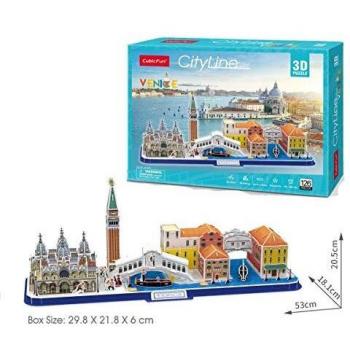 Cubic Fun 3D Puzzle City Line Venice - 126 Pieces
