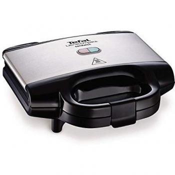 Sandwichera Ultracompact Tefal SM155212 en Negro y Acero Inoxidable