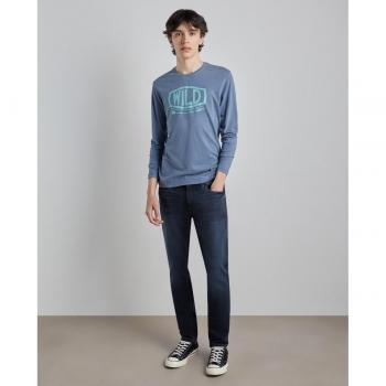 Camiseta de manga larga fantasía con print de hombre Easy Wear