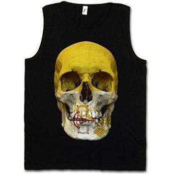 CLASSIC VATICAN SKULL FLAG CAMISETA SIN MANGAS - Bandera cráneo Schädel Banner Vatikan Vaticano CAMISETA SIN MANGAS Tamaños S - 5XL