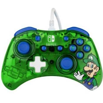 Rock Candy Luigi Mando con Cable para Nintendo Switch