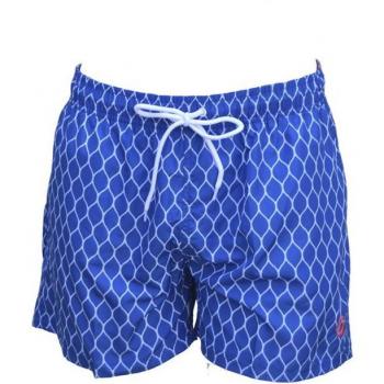 Bañador Ras Grid Azul Hombre Estampado Características: Bañador para hombre, color azul, estampado, diseño de rejilla
