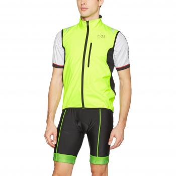 Gore Bike Wear Element Chaleco, Hombre, Amarillo Neón / Negro, S