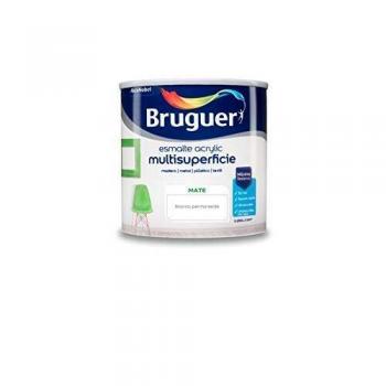 Bruguer Acrylic Multisuperficie Esmalte al agua Mate Blanco Permanente 250 ml