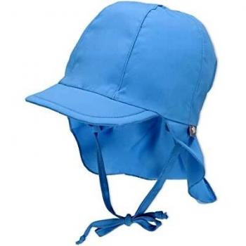 Gorra con protección para el cuello Sterntaler Sahara - Azul terciopelo - 43 cm