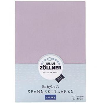 Julius zollner jersey sabana bajera para la cuna 60 x 120cm 70 x 140cm color lila