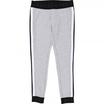 DKNY - Leggings - para niña Gris 146-152 cm