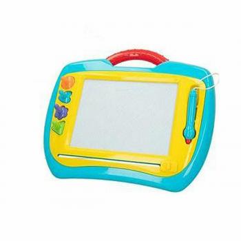 Pizarra Magnética PlayGo Multicolor con Accesorios y Soporte Ajustable