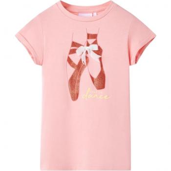 Camiseta infantil rosa 92