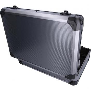Maletín de aluminio vacío KS TOOLS 911.0628 con capacidad para herramientas, diseño robusto y ligero, incluye compartimentos ajustables y cierre seguro