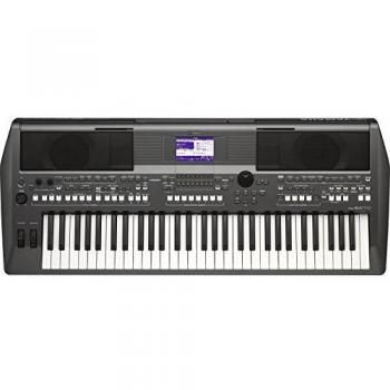 Yamaha PSR-S670 - Teclado digital portátil perfecto para actuaciones en vivo y en directo, con 61 teclas sensibles a la pulsación y funciones de DJ, color negro