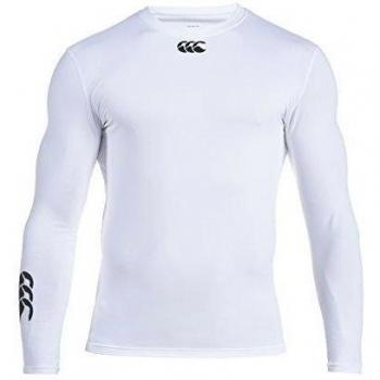 Canterbury Cold E544110 - Camiseta de compresión de manga larga para hombre blanco blanco Talla:large
