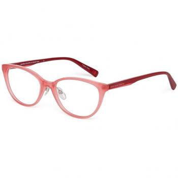 Benetton BEO1004 283 Monturas de Gafas para Mujer Rosa Plástico Ojos de Gato No Extraprotección 53mm 39mm 17mm 135mm 140mm con Estuche Original Ll