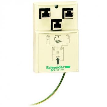 Adaptador Schneider Electric VW3CANTAP2 para BUS CAN OPEN, compatible con redes y comunicación, modelo ZB2BZ4 Adaptor 30-22