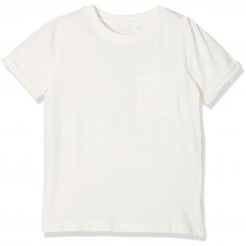 NAME IT Nkmvester SS Top Noos, Camiseta Para Niños, Blanco