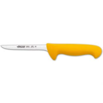 Arcos Serie 2900, Cuchillo Deshuesador, Hoja de Acero Inoxidable Nitrum de 140 mm, Mango inyectado en Polipropileno Color Amarillo