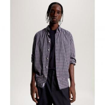 Camisa Tommy Hilfiger Nat Soft Flex Granate Hombre