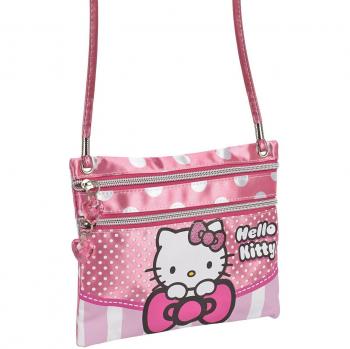 Karactermania Hello Kitty Bow Bolso Bandolera, 22 cm, Rosa