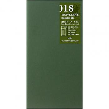 Recambio Traveler's Notebook 018 Agenda Semanal Libre Vertical