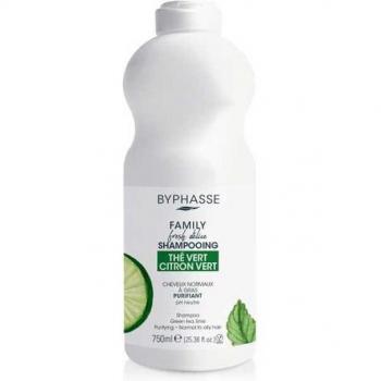 Byphasse Family Fresh Delice Green Tea and Lime Shampoo for Normal to Oily Hair 750ml