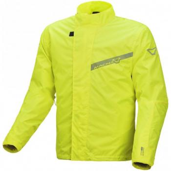 Chaqueta impermeable para moto Macna Spray Amarillo (XL)