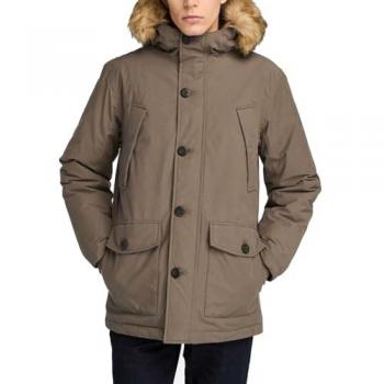 Timberland Scar Ridge Waterproof Parka for Men - Brown, Size M