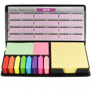 Notas adhesivas con calendario de 2018, de Asab