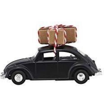 House Doctor, decoración, Mini Coche de Navidad, Color Negro