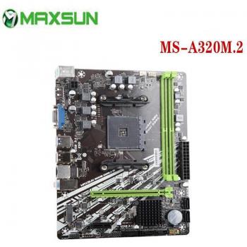 Placa base para juegos MAXSUN Challenger A320M.2-VH AMD M.2 Sata3 compatible con CPU Ryzen 1000-5000 AM4 socket 3600 4650 5600G 5600X color