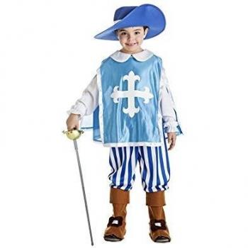 Disfraz de Mosquetero azul para niño
