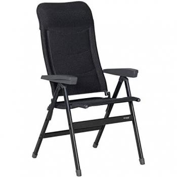 Silla de Camping Reclinable Westfield Advancer AG DL, Color Gris Antracita, Alta Comodidad